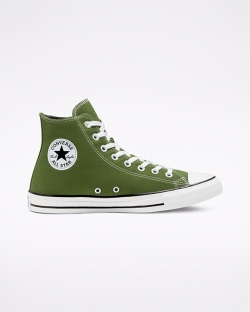 Zapatillas Altas Converse Side Pocket Chuck Taylor All Star Para Mujer - Verde/Blancas | Spain-9648